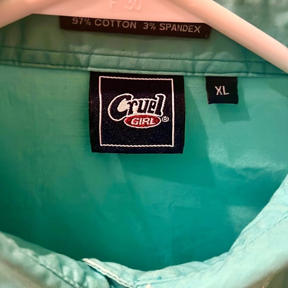 Cruel Girl Western Button Down - Picture 3 of 3